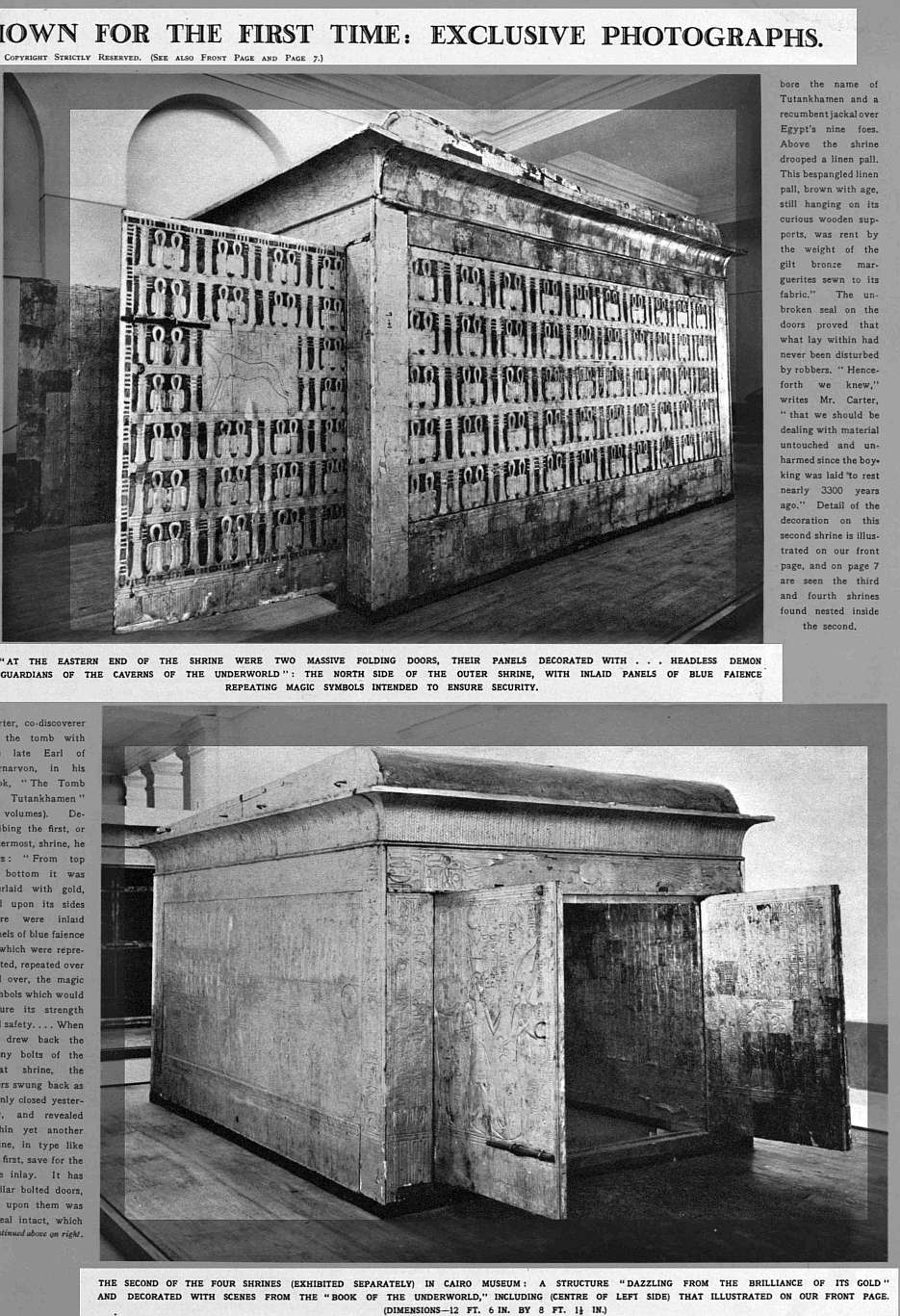 1933 tut shrines